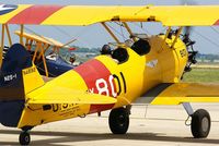 N48182 @ KHYI - Taxiing out for a flight. 2012 Biplane fly-in, San Marcos, Texas - by RWB