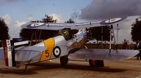 G-BEYB @ EGDY - Representing Flycatcher S1287 of 405 Flight FAA. Photo believed to have been taken at the 1978 RNAS Yeovilton Naval Air Day! - by Roger Winser