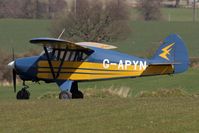G-APYN @ X5FB - Piper PA-22-160, Fishburn Airfield, April 2007. - by Malcolm Clarke