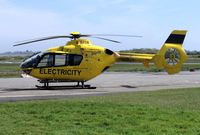 G-WPDB @ EGFH - Visiting helicopter operated by Western Power Distribution Helicopter Unit based at Bristol International Airport. Previously registered D-HAIT. - by Roger Winser
