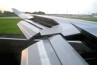 VH-QPH @ WSSS - Flaps engaged on landing. Airbus A330-303, Changi Airport, Singapore, November 2007. - by Malcolm Clarke