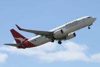 VH-VXN @ YPAD - Boeing 737-838 on take-off from Adelaide International, January 2008. - by Malcolm Clarke