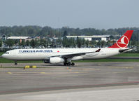TC-JNI @ EHAM - Taxi to the gate after landing on runway R36 of Amsterdam Airport - by Willem Göebel