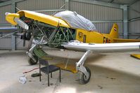 G-BIYU @ EGNG - A view under the engine covers of Fokker S-11-1 Instructor, Bagby Airfield, July 2008. - by Malcolm Clarke