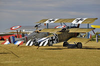 G-CDXR @ LFFQ - with Nieuport 17 - by Volker Hilpert