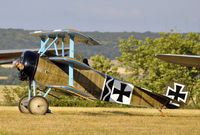 G-CDXR @ LFFQ - Fokker DR.1 - by Volker Hilpert