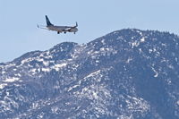 C-GKWJ @ KPSP - WestJet Boeing 737-8CT, on the RNAV approach RWY 31L KPSP. - by Mark Kalfas
