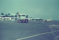 EL-AID @ GLMR - At Spriggs Payne Monrovia. BN2A Islander EL-AHY behind. These are 2 BN aircraft of 5 bought by Air Liberia. 3 x Islanders & 2 Trislanders. Interested to know fate of all. 
731 BN2A-9 EL-AHX del 25/3/75
733 BN2A-9 EL-AHY del 25/3/75
734 BN2A-9 EL-AHZ de - by David Dixon