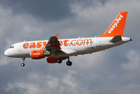 G-EZFF @ EGNT - Airbus A319-111, Newcastle Airport, March 2009. - by Malcolm Clarke