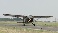 N36738 @ POC - Taxiing on taxiway November, heading to the hanger - by Helicopterfriend