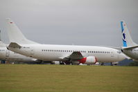 PK-CKK @ EGHL - PK-CKK Boring 737 ex LN-KKT seen at Lasham shortly before delivery to Indonesia. - by Pete Hughes