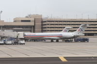 N565AA @ KPHX - American Airlines  McDonnell Douglas DC-9-83, AAL510 loading up for a trip to Chicago's O'Hare at Terminal 3, Gate 6 at Phoenix Sky Harbor. - by Mark Kalfas