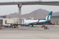 N285AT @ KPHX - AirTran Boeing 737-76N, N285AT at Gate C14, Terminal 4 Phoenix Sky Harbor. - by Mark Kalfas