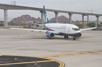 N285AT @ KPHX - AirTran Boeing 737-76N, N285AT at TWY D - D13, taxiing to RWY 25R Phoenix Sky Harbor. - by Mark Kalfas