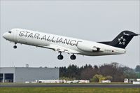 D-AFKF @ EDDR - Fokker 100 (F-28-0100 - by Jerzy Maciaszek