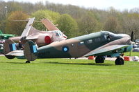 G-BKGM @ X3BR - visitor to the Cold War Jets open day at Bruntingthorpe - by Chris Hall