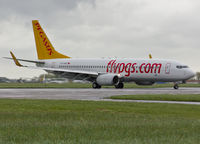 TC-AAO @ EGSH - Arriving at a very wet EGSH.