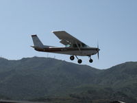 N5443L @ SZP - 1980 Cessna 152, Lycoming O-235 110 Hp, another landing Rwy 22 - by Doug Robertson