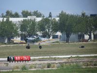 N94708 @ POC - Taking off on runway 26R - by Helicopterfriend