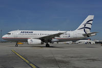 SX-DGH @ LOWW - Aegean Airbus 319 - by Dietmar Schreiber - VAP