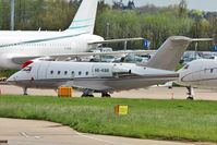 A6-KBB @ EGGW - 1999 Bombardier CL-600-2B16, c/n: 5418 at Luton - by Terry Fletcher