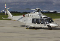 G-OAWL @ EGSH - Sir James Dysons AW139 sat on stand at SaxonAir. - by Matt Varley