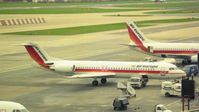 PH-ZCN @ EGKK - PH-ZCN Fokker 100 at Gatwick, sometime in 1990 - by Pete Hughes