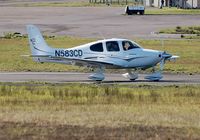 N583CD @ EGFH - Visiting Cirrus SR22 GTS. - by Roger Winser