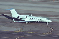 N2121 @ KLAS - AVN AIR LLC. GULFSTREAM AEROSPACE G-IV TWY H KLAS. - by Mark Kalfas
