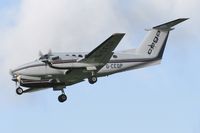 G-CEGP @ EGNT - Beech 200 Super King Air , Newcastle Airport, October 2006. - by Malcolm Clarke