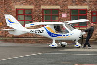 G-CGIZ @ EGCB - 2010 Flight Design CTSW, c/n: 8512 at City of Manchester Airport
