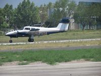 N2143A @ POC - Touching down and starting rollout - by Helicopterfriend