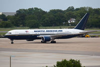 N768NA @ NGU - North American Airlines N768NA parked on the ramp at Naval Station Norfolk.