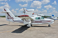 N43PA @ BOW - At Bartow Municipal Airport , Florida - by Terry Fletcher