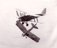 G-ANMO - Ahhhh Yes ! A lovely picture Of Colin goodman in formation with another barnstormers tiger moth in the early seventies! Still miss ya dad! - by Unknown but retouched by me as I took it out of my fathers archive