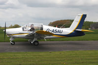 G-ASAU @ EGBR - Morane Saulnier MS-880B Rallye Club at Breighton Airfield's 2012 May-hem Fly-In. - by Malcolm Clarke