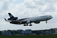 N382WA @ EHAM - Just before landing on the Bulderbaan at Schiphol - by Jan Bekker