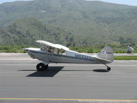 N55MA @ SZP - 2005 Aviat A-1B HUSKY, Lycoming O-360 180 Hp, taxi - by Doug Robertson