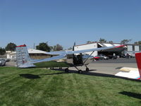N8811B @ SZP - 1957 Cessna 172 SKYHAWK, Continental O-300 145 Hp 6 cylinder, 12 volt ignition, 2,200 lb gross, straight tail made 1956-1958 - by Doug Robertson