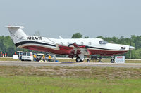 N724HS @ LAL - At 2012 Sun N Fun - by Terry Fletcher