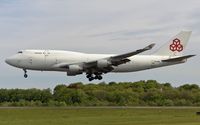 LX-DCV @ ELLX - short final RW06 - by Friedrich Becker