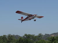 N50380 @ SZP - 1979 Bellanca 7ECA CITABRIA, Lycoming O-235 115 Hp, takeoff climb Rwy 22 - by Doug Robertson
