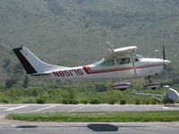 N8517S @ SZP - 1965 Cessna 182H SKYLANE, Continental O-470 230 Hp, takeoff climb Rwy 22 - by Doug Robertson