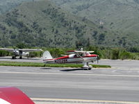 N2028K @ SZP - 1947 Luscombe 8E SILVAIRE, Continental C85 85 Hp, landing roll Rwy 22, same ownership an incredible 60+ years! - by Doug Robertson