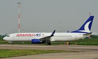 EI-DHI @ EGSH - Actualy TC-SAI (formerly EI-DHI) following respray into this colour scheme at NWI 18.05.2012 - by keithnewsome