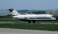 G-BMAC @ EGJJ - Photographed in the 1980's - by Ken Videan