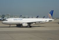 N412UA @ KORD - Airbus A320