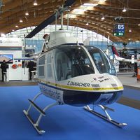 D-HEDB @ EDNY - Bell 206B JetRanger III at the AERO 2012, Friedrichshafen