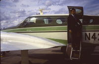 N424RF @ KHPN - This is, apparently, the Cessna 411 in question in your web site.
I flew this airplane many times from Dayton, Ohio.

Contact me if further infois required.
Hope this will interest you.

One of the pictures  (with myself on the airstair) was taken a - by Jacques lonchambon