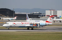 OE-LVM @ LOWW - Austrian Arrows Fokker 100 - by Thomas Ranner